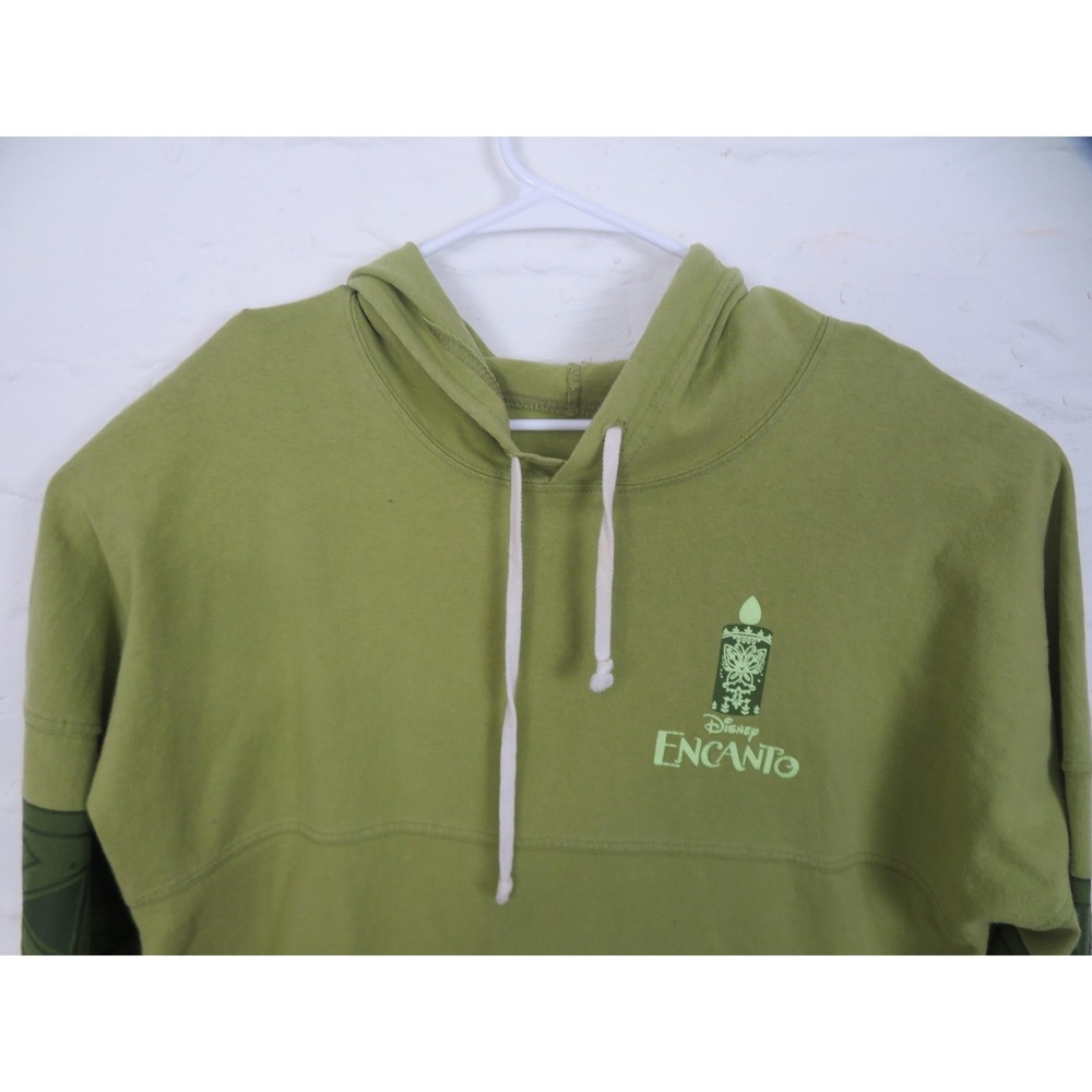 Disney Encanto Bruno Hoodie Womens Medium Green Spirit Jersey Rat Graphic - Picture 2 of 9